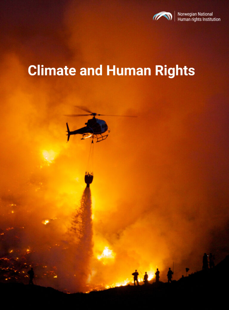 Front page:Climate and Human Rights
